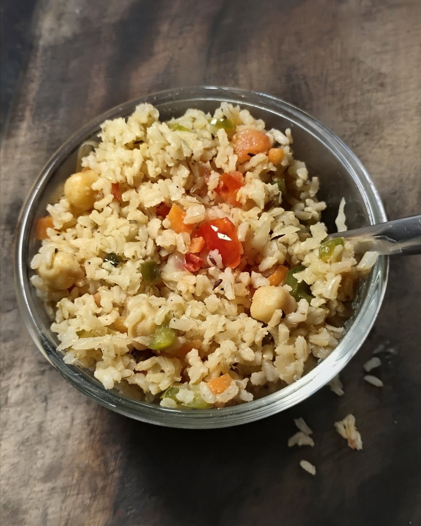 Healthy Chickpea Fried Rice recipe