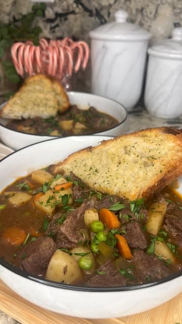 Beef Stew with Red Wine and Herbs recipe