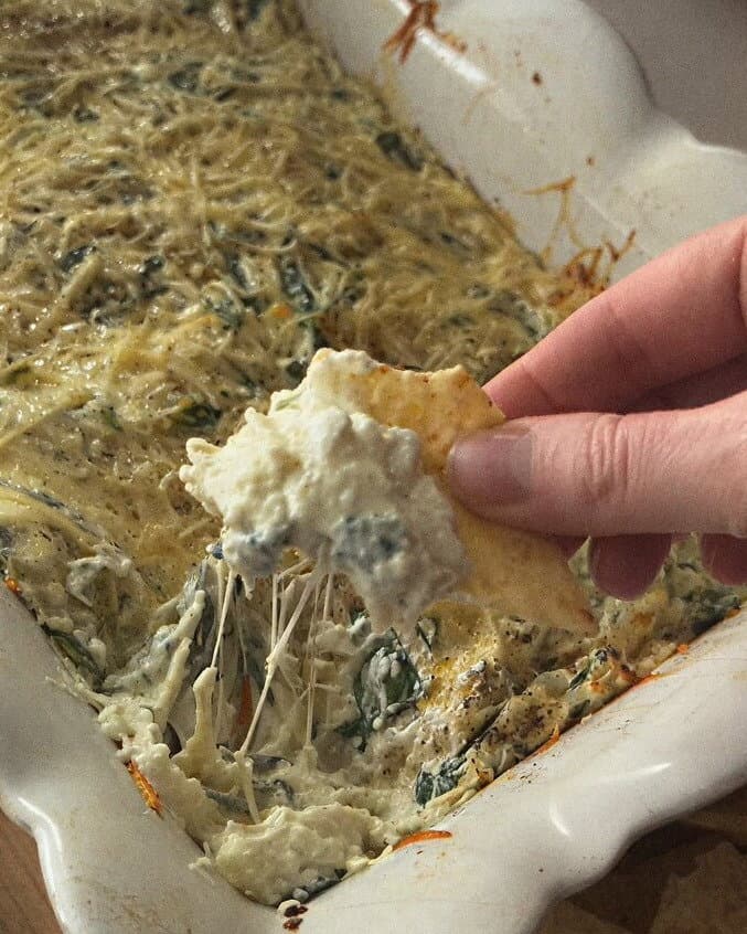 Creamy Spinach Artichoke Dip recipe