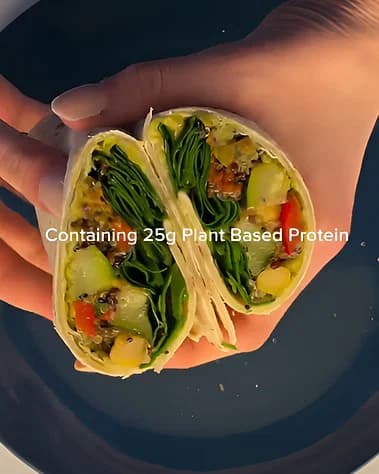 High-Protein Quinoa Veggie Wrap recipe