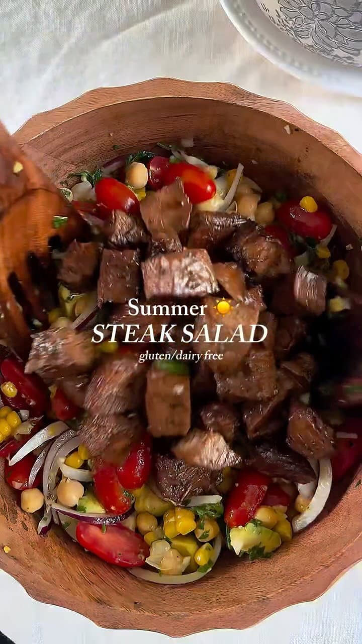 GF/DF Summer Steak Salad recipe