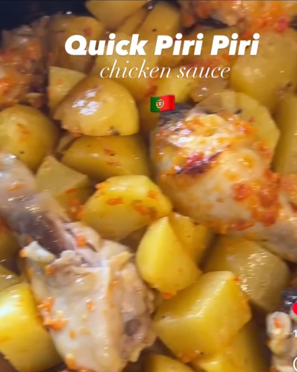 Homemade Peri Peri Chicken with Roasted Potatoes recipe