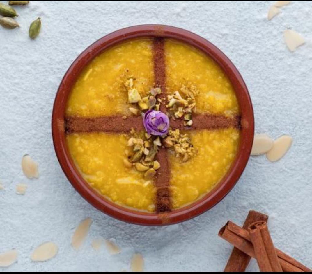 Sholeh Zard | Persian Saffron Rice Pudding recipe