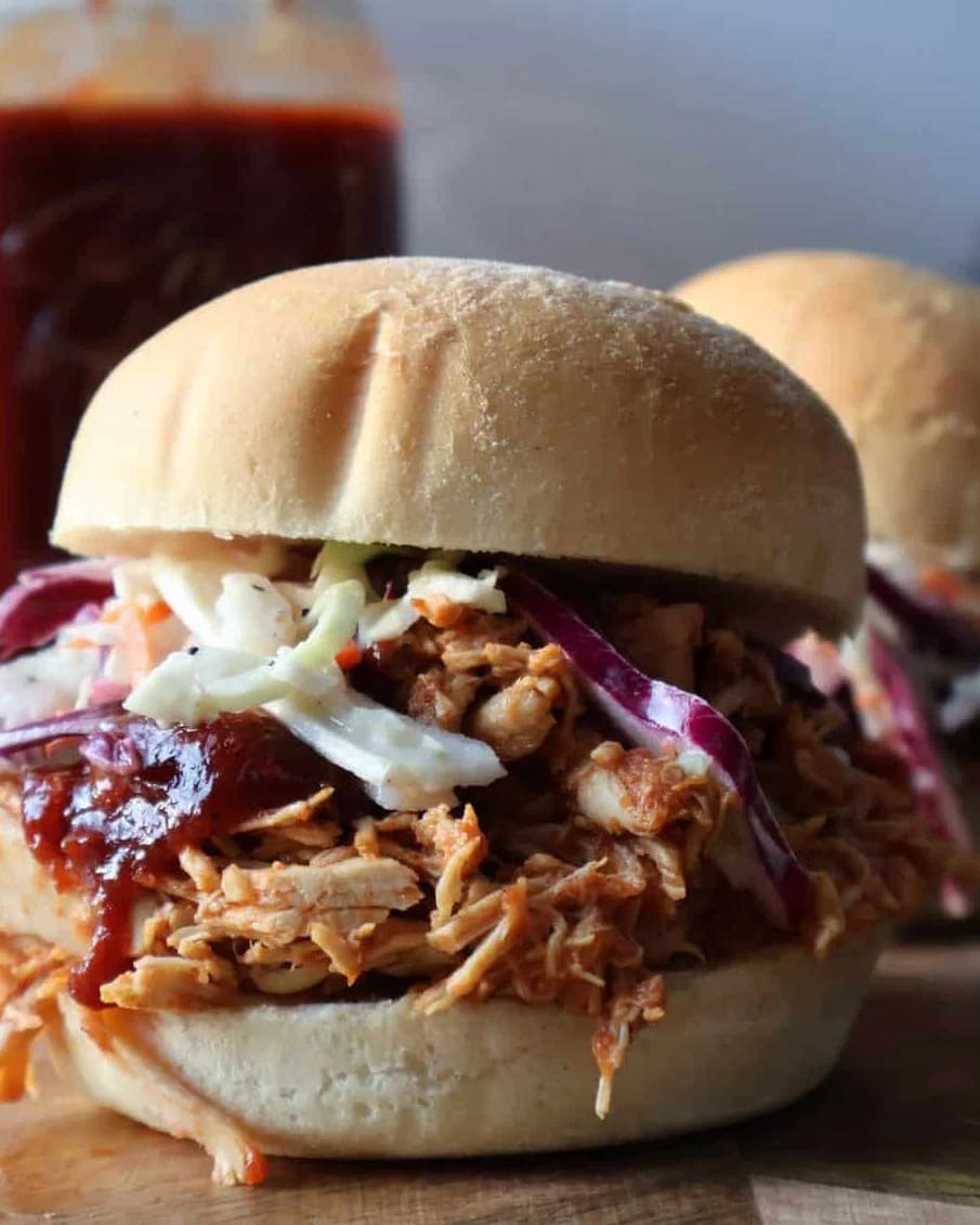 Crock Pot Barbecue Chicken with Homemade BBQ Sauce recipe