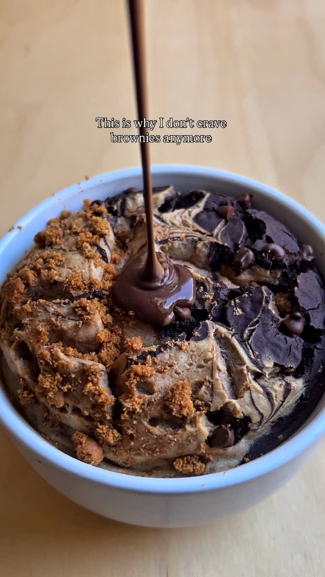 Biscoff Brownie Baked Oats recipe