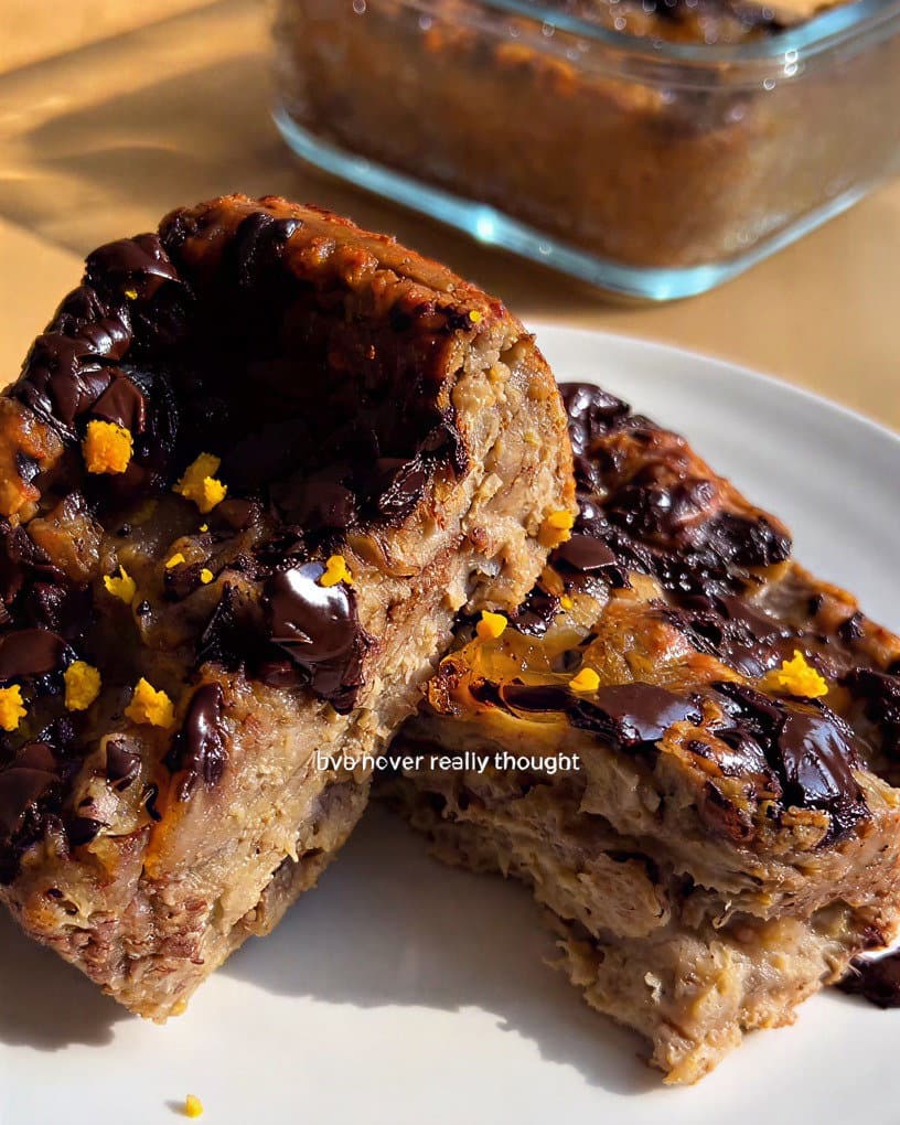 Jaffa Cake Meal Prep Baked Oats recipe