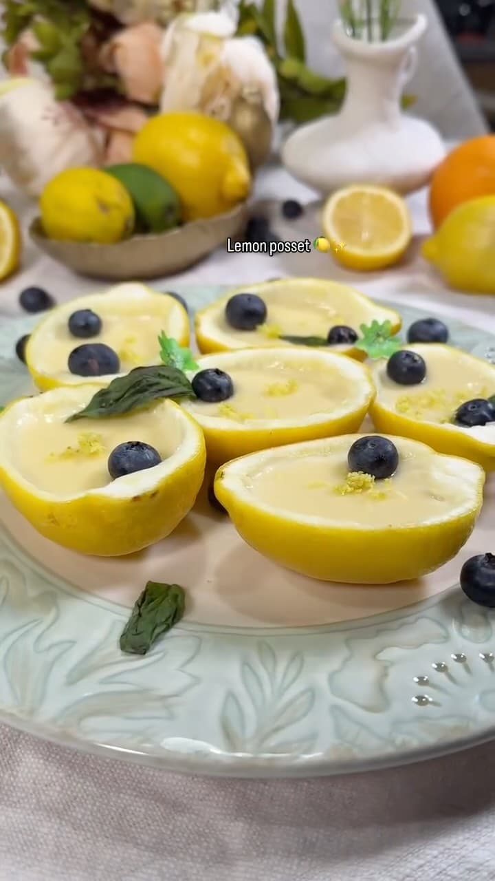 3-Ingredient Lemon Posset recipe