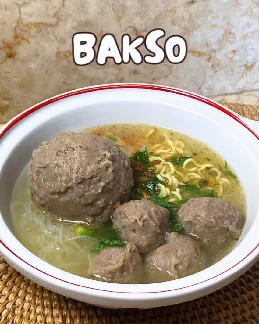 Bakso (Indonesian Meatballs) recipe