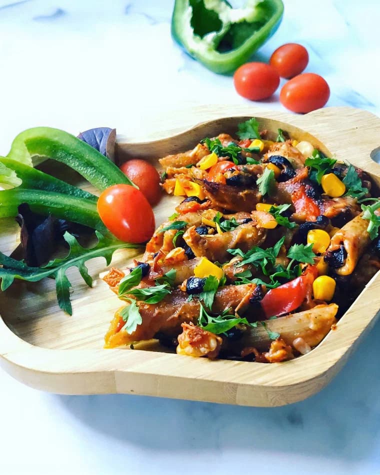 Black Bean Pasta Bake recipe
