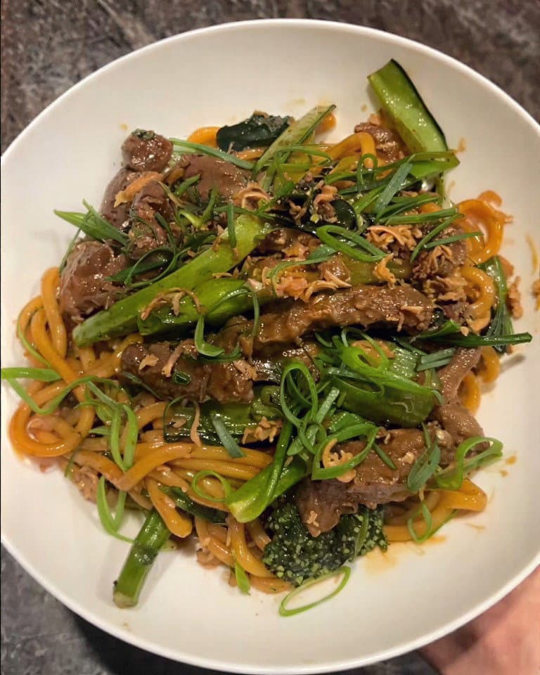Beef Udon Noodles recipe
