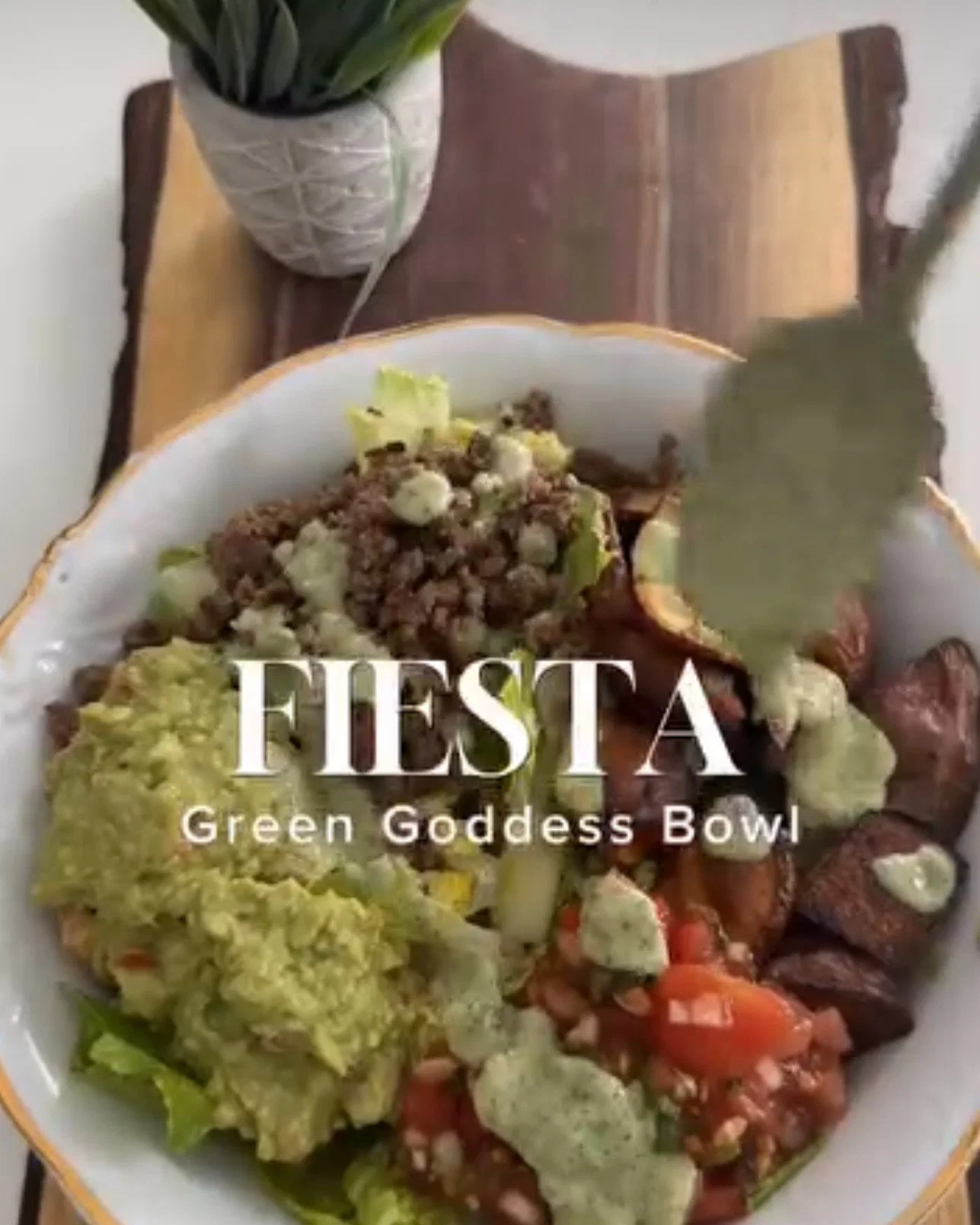 Fiesta Green Goddess Bowl recipe