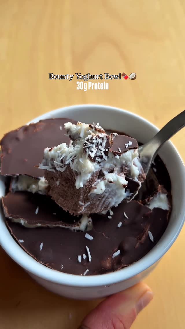 High Protein Bounty Bar Inspired Snack recipe