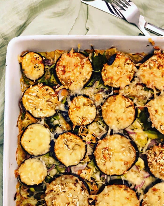 Orzo Vegetable Bake recipe