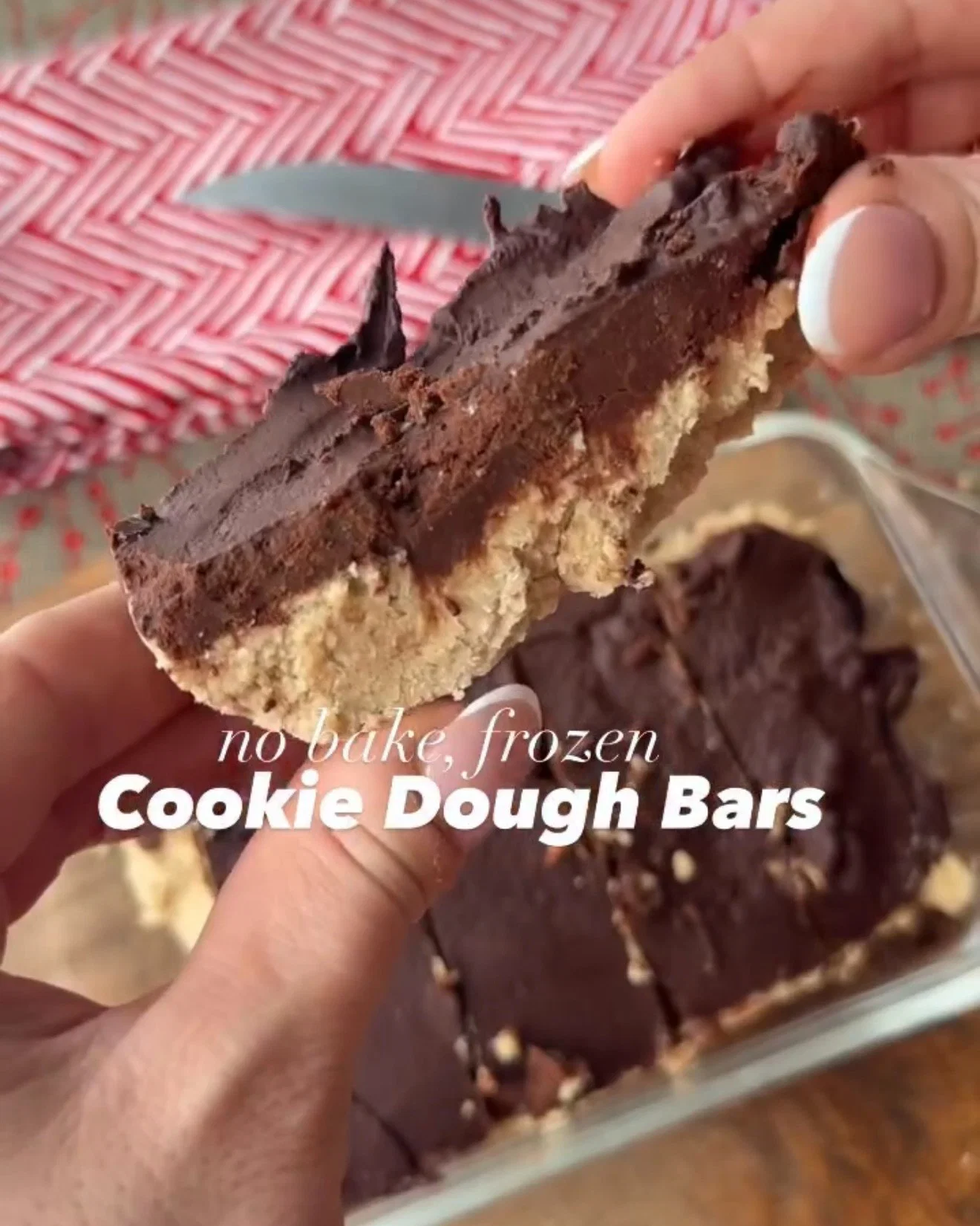 No-Bake Cookie Dough Bars recipe