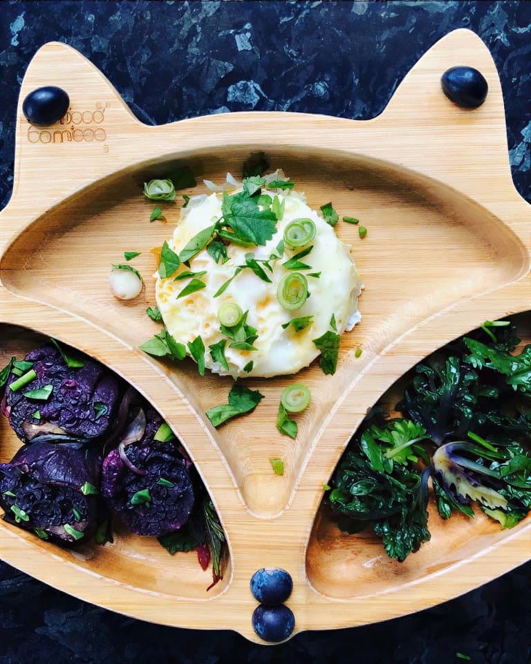 Purple Sweet Potato Hash recipe