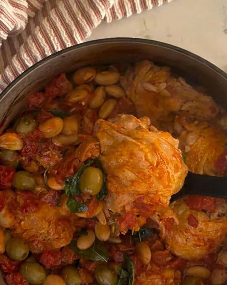 One Pan Chicken & Chorizo Stew recipe