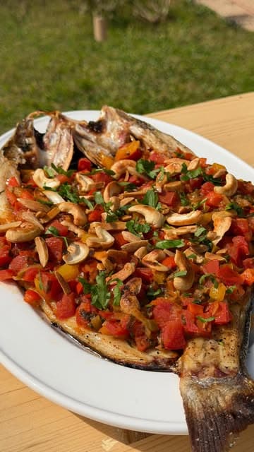 Samke Harra (Spicy Lebanese Fish) recipe