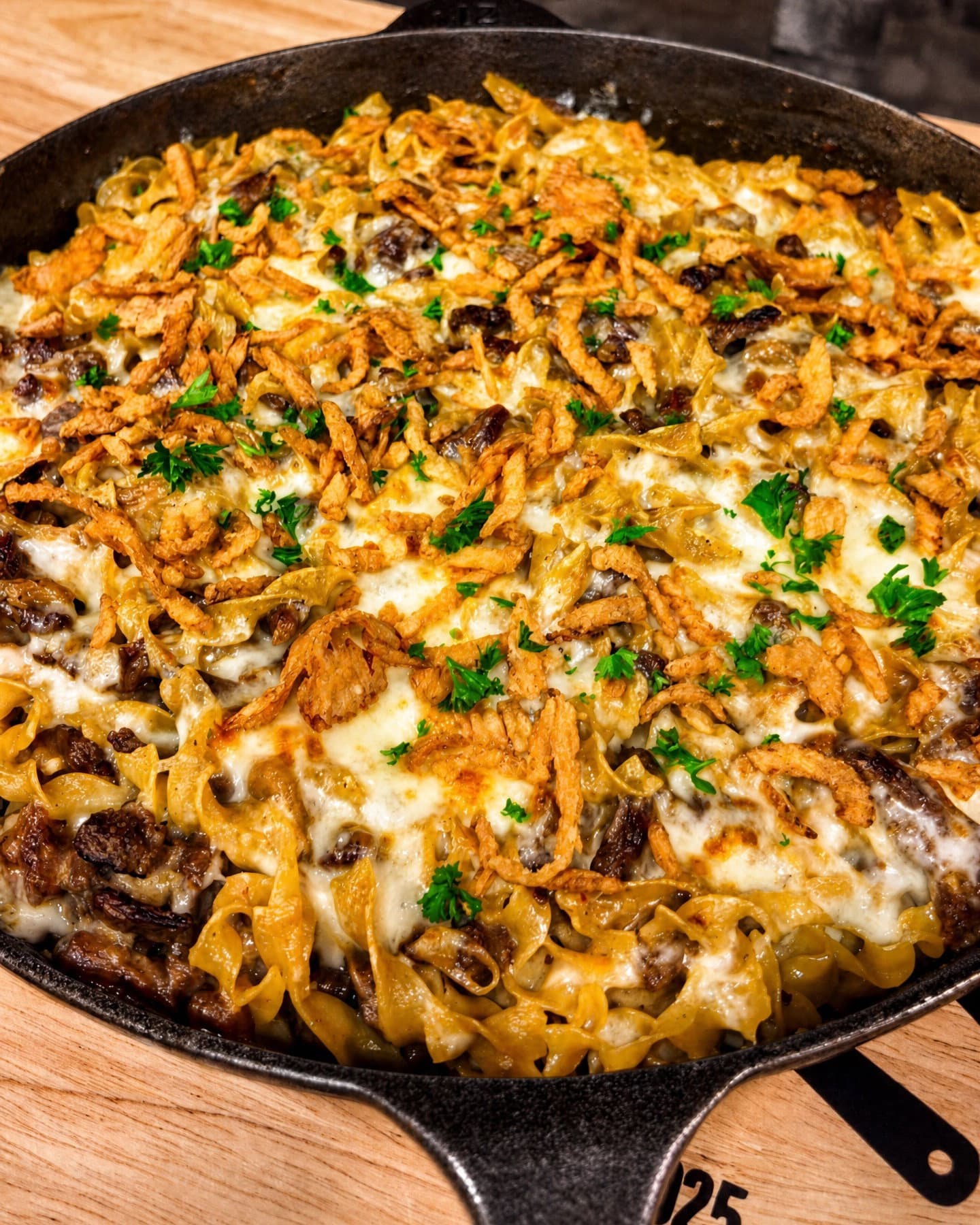 French Onion Beef & Noodles recipe