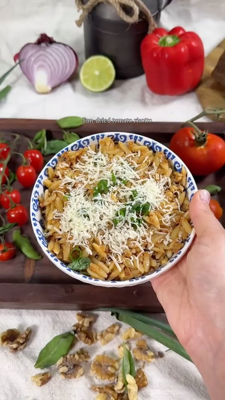 Creamy Sun-Dried Tomato Risotto recipe