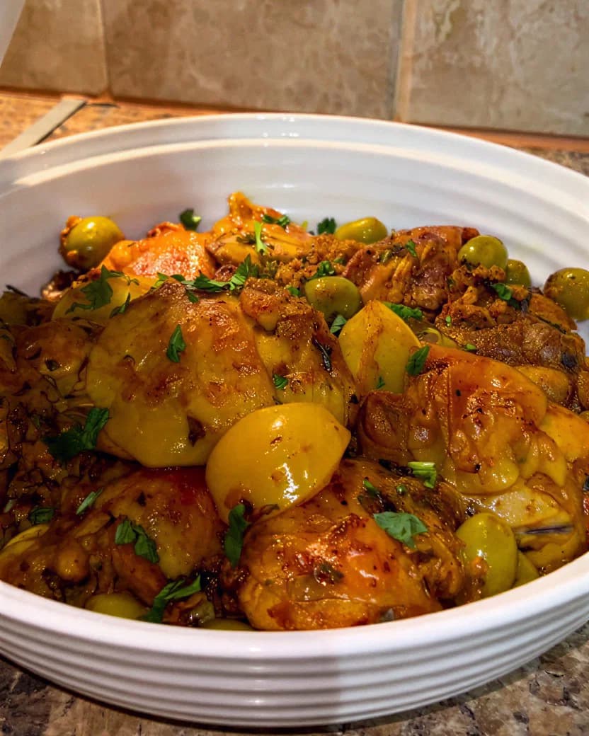 Moroccan Chicken Tajeen recipe