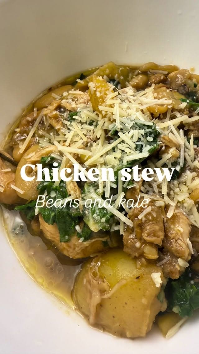 Cozy Chicken Stew with Beans & Kale recipe