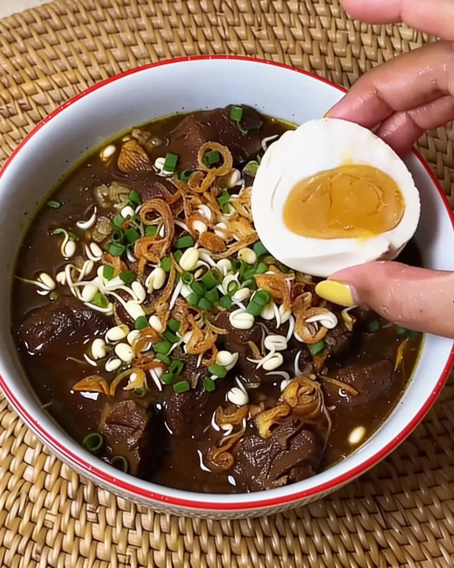 Rawon (East Java Black Beef Soup) recipe