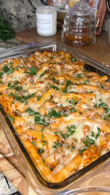 Easy & Cheesy Baked Ziti recipe