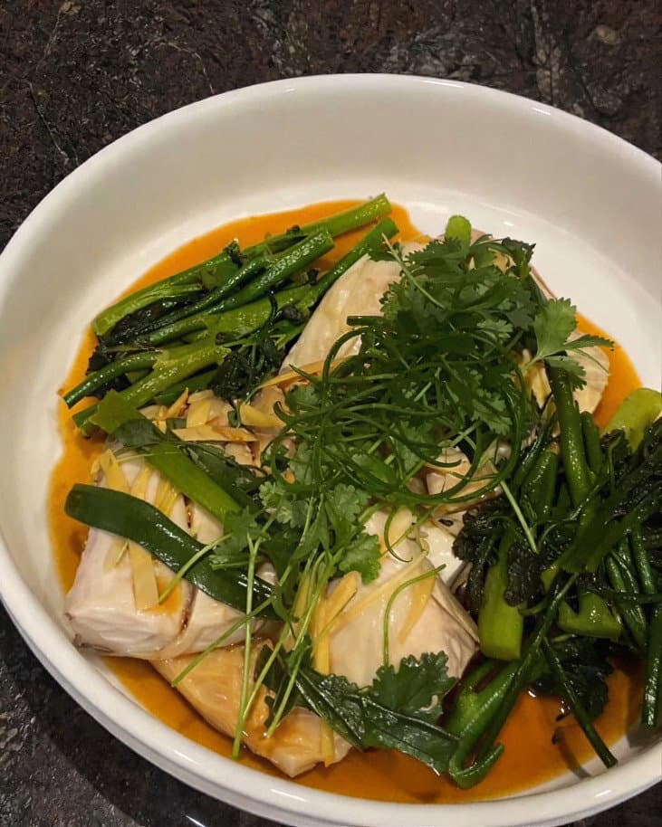 Ginger Steamed Fish recipe