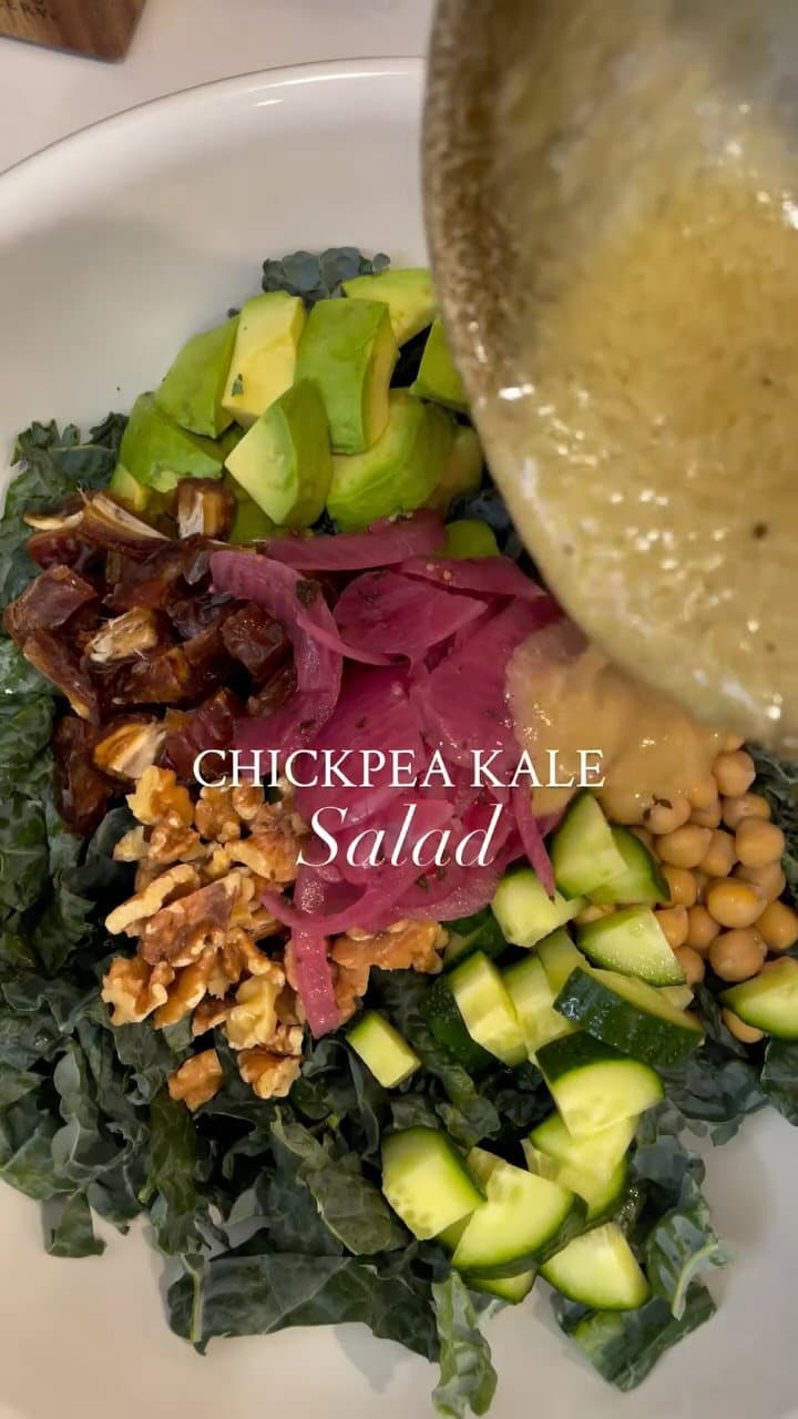 GF/DF Chickpea Kale Salad recipe