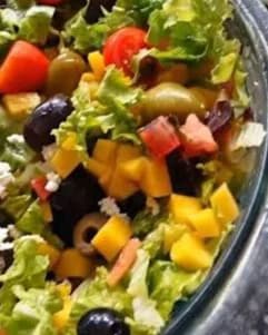 Tropical Salad with Passion Fruit Vinaigrette recipe