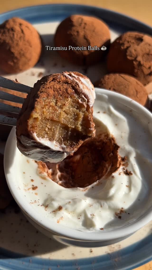 Tiramisu Protein Balls recipe