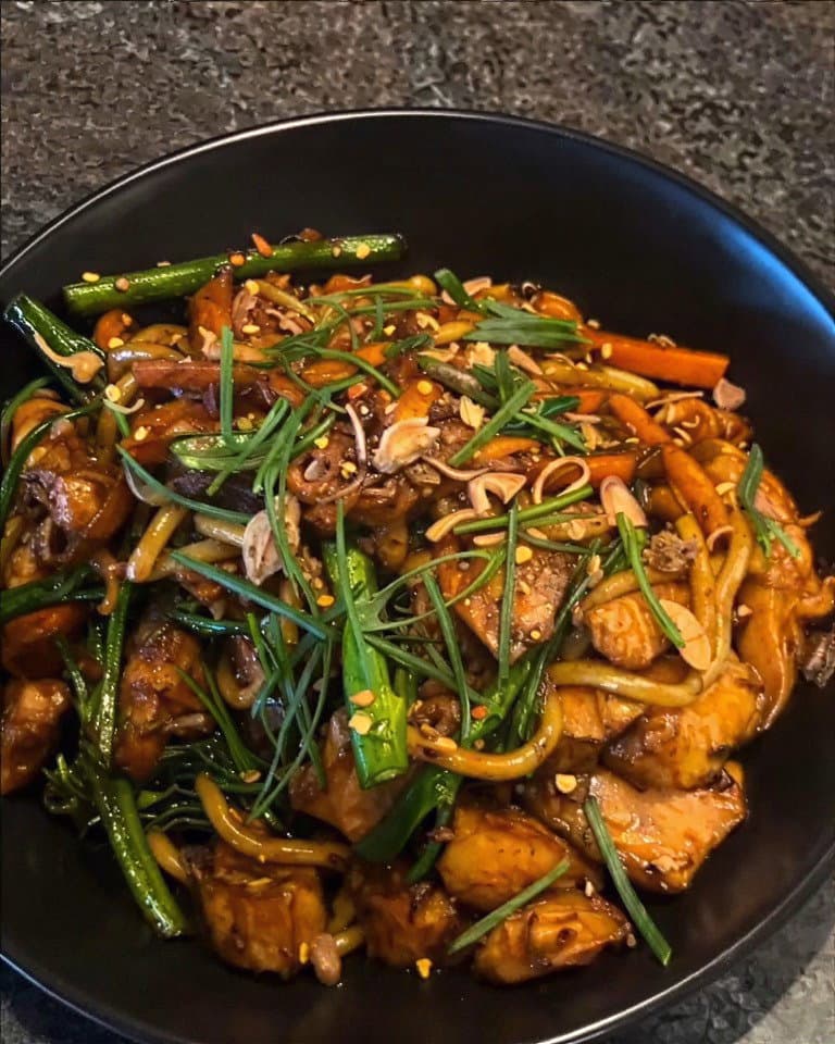 Chicken Udon Noodles recipe