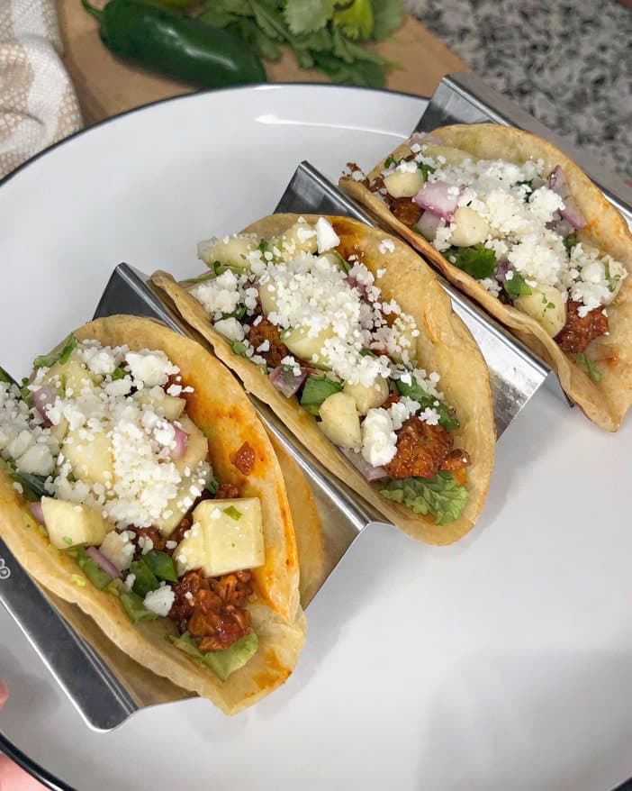 Ground Pork Tacos al Pastor recipe