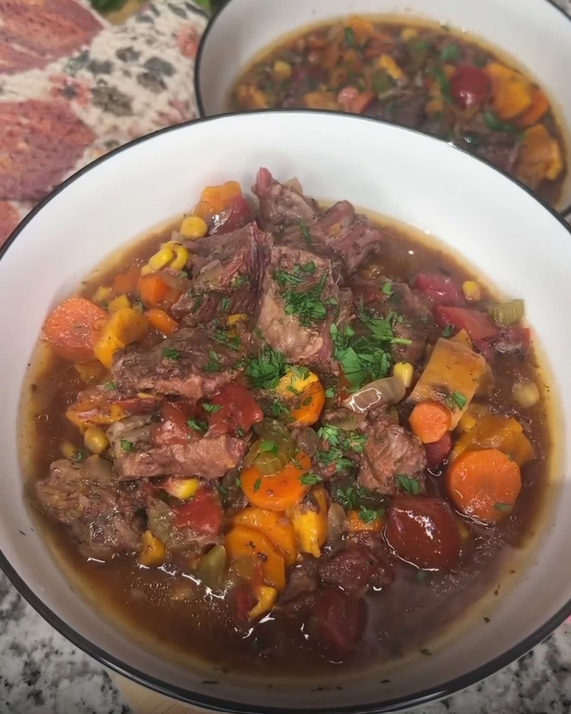 Slow Cooker Sweet Potato Beef Stew recipe