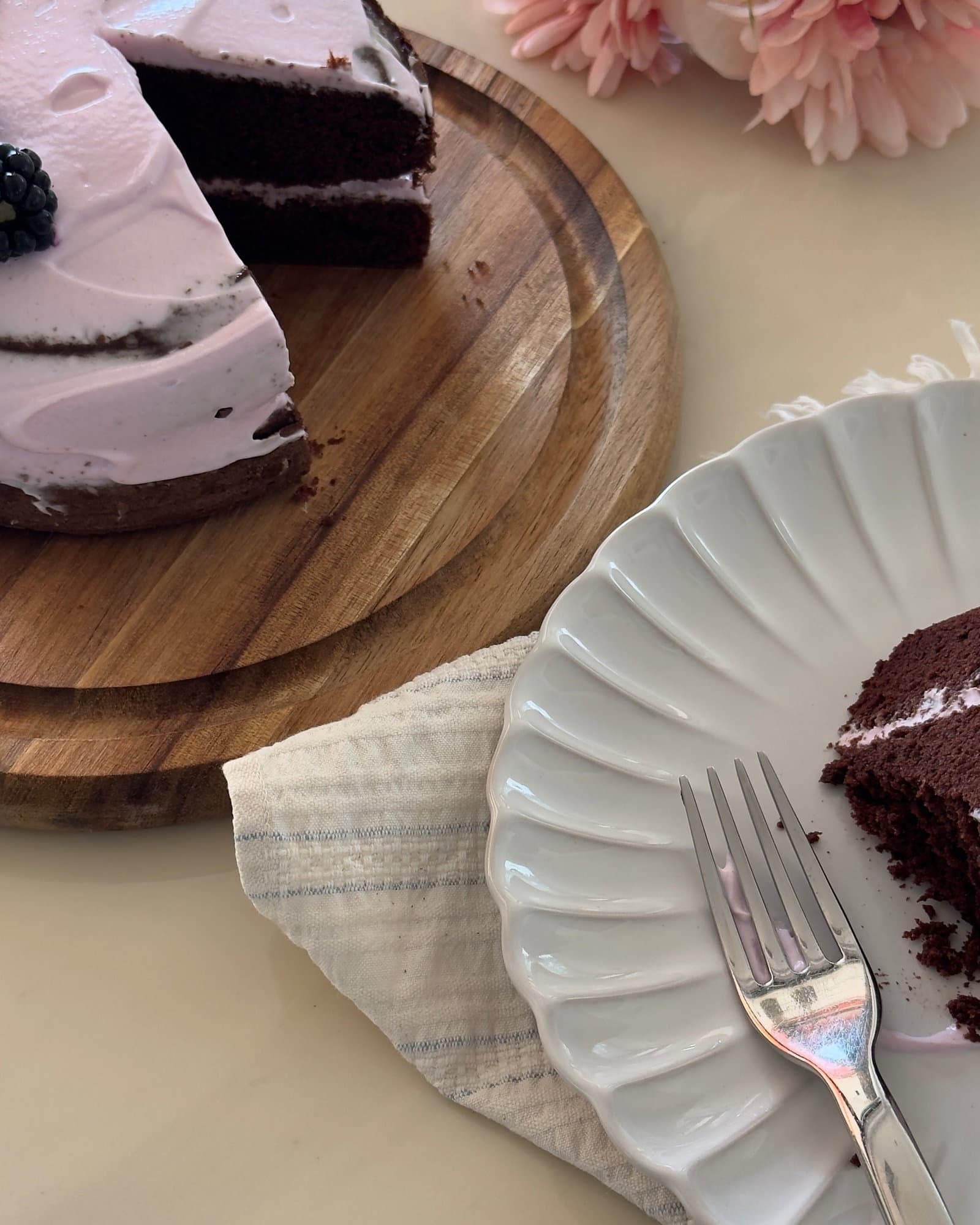 Chocolate Blueberry Cake recipe