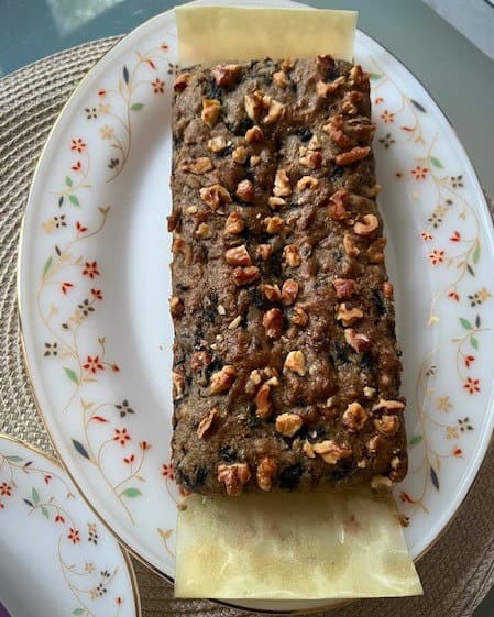 Black Carrot Melt Cake - Soft, dessert-style, rich & spoonable loaf cake recipe