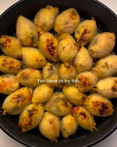 Rice-Stuffed Baked Onions recipe