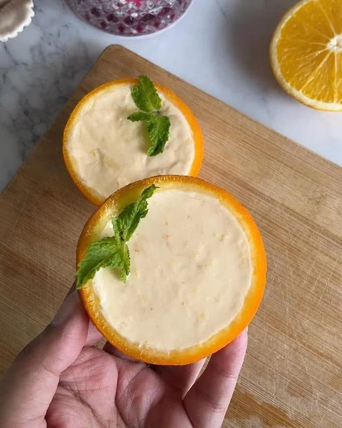 White Chocolate Orange Posset recipe