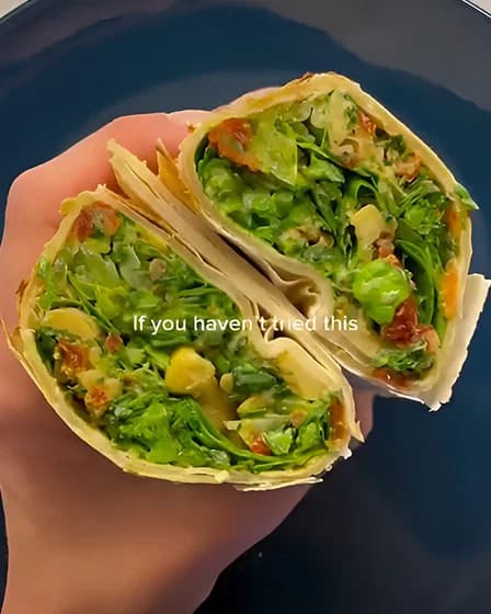 Green Goddess Chopped Salad Wrap recipe