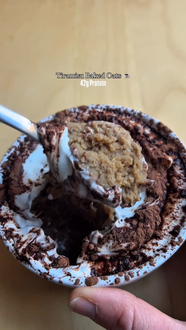 Tiramisu Baked Oats recipe