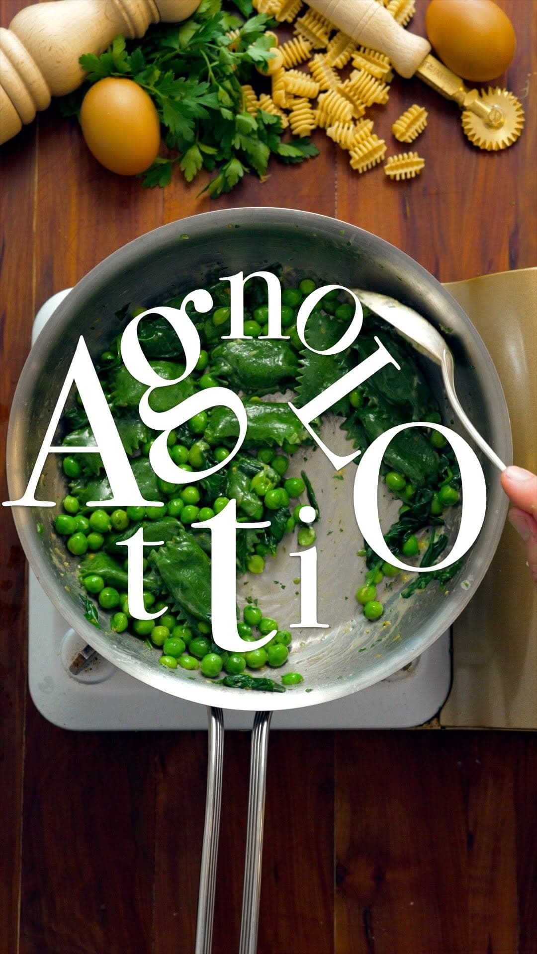Agnolotti del Plin with Peas, Ricotta & Lemon recipe