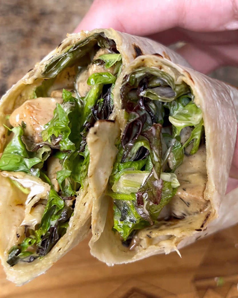 Caesar Chicken Wrap recipe