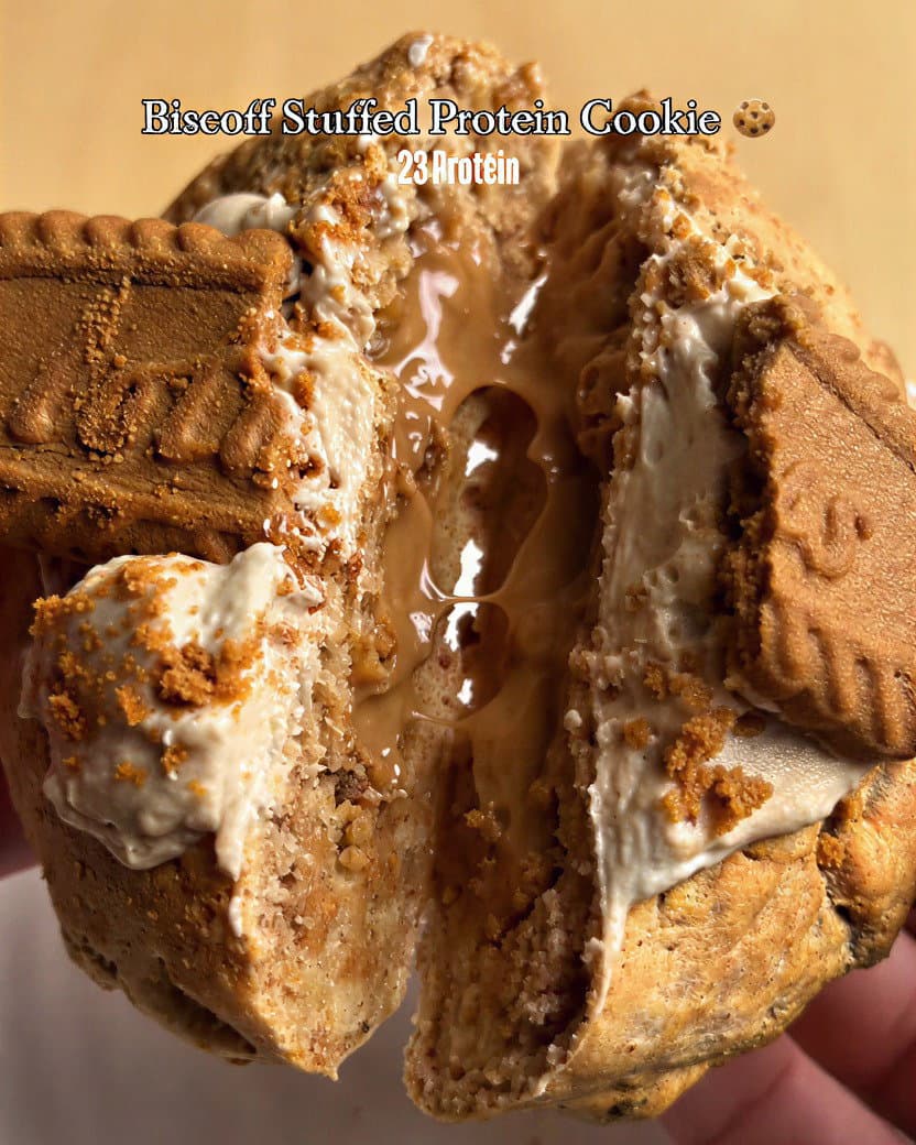 Healthier Stuffed Protein Cookie recipe