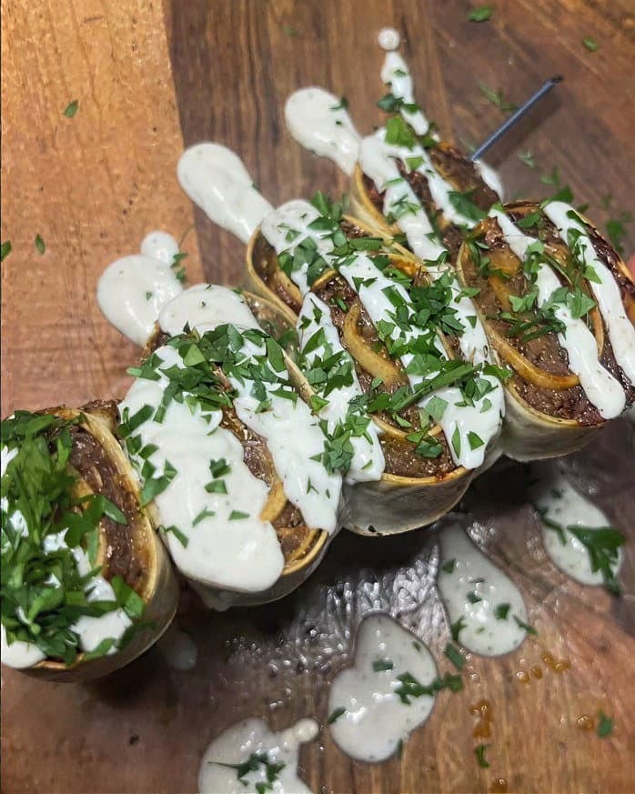 Pinwheel Rolled Kebabs recipe