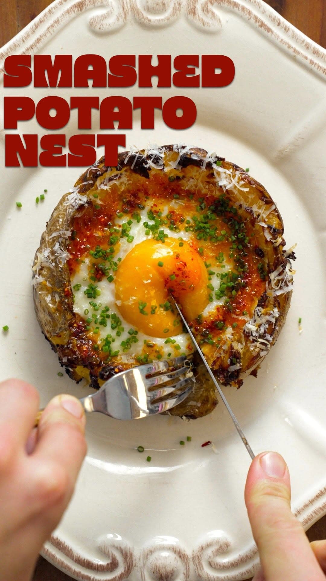 Smashed Potato Nest recipe