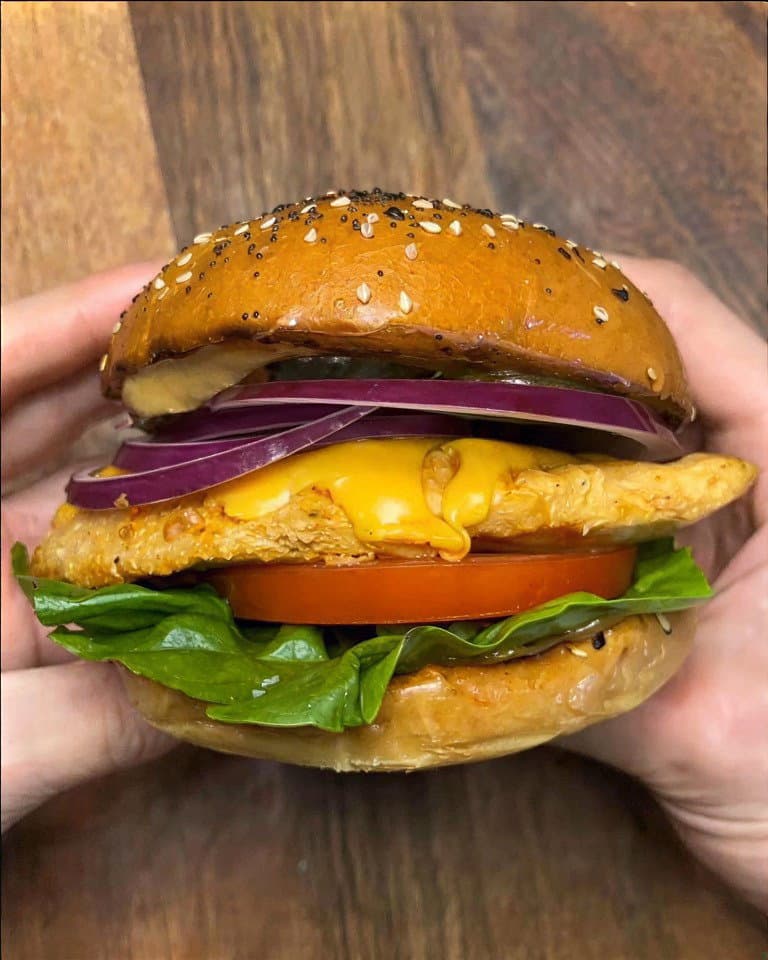 Grilled Chicken Burger recipe