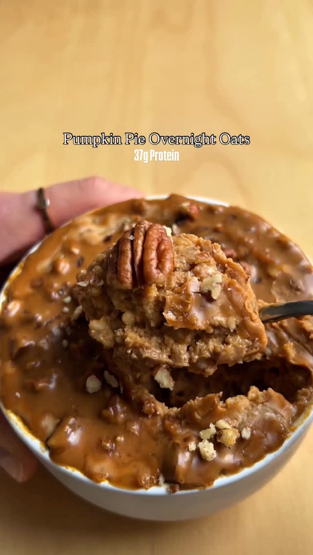 Pumpkin Pie Overnight Oats recipe