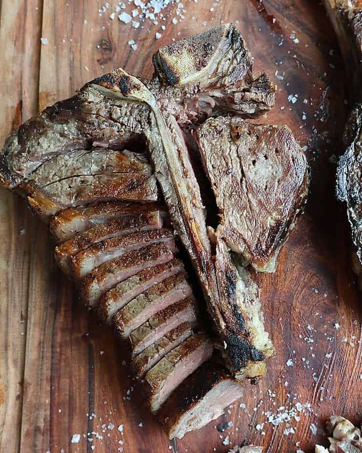 Dry Aged Porterhouse Steak (Reverse Sear, Cast Iron Crust) recipe