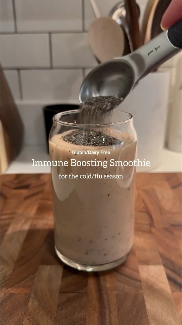 GF/DF Immune Boosting Chia Smoothie recipe