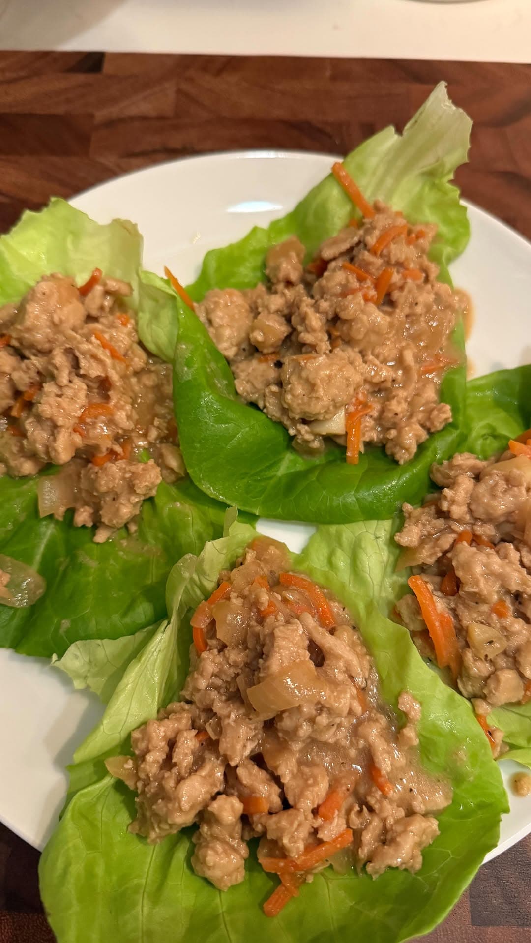 GF/DF Easy Chicken Lettuce Wraps recipe